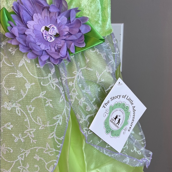 NWT Little Adventures Tinkerbell Cosplay Costume Dress 7-9 YR X-Large - Picture 3 of 7